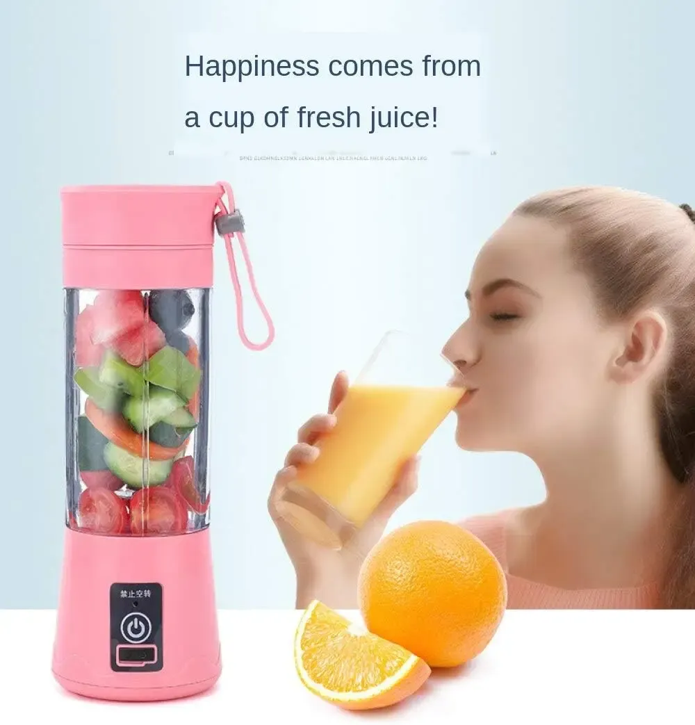 Portable Mini Electric Juicer USB Rechargeable Smoothie Maker | Automatic Fresh Squeezer for Fruit, Orange, Lemon | Compact Kitchen Blender for On-the-Go thumbnail 3