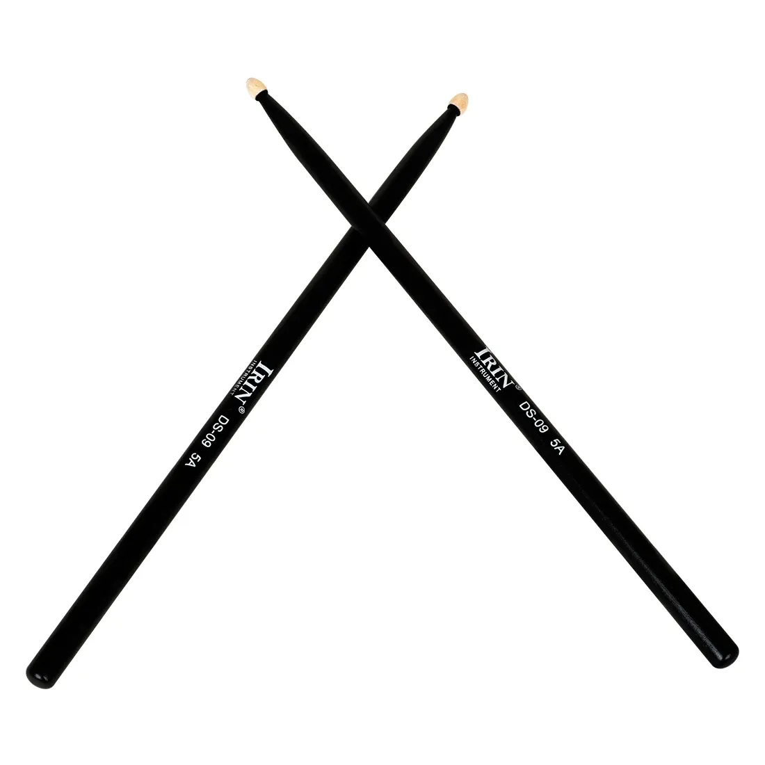 IRIN 5A Maple Wood Drumsticks Pair - Solid Construction, Teardrop Mallet Heads for Jazz & Universal Percussion - Smooth Finish, Durable for Beginners & Pros showcase 4