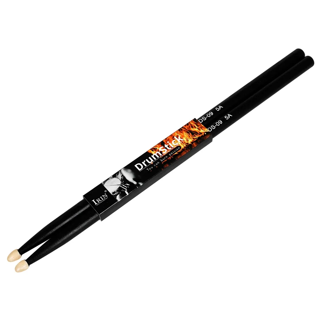 IRIN 5A Maple Wood Drumsticks Pair - Solid Construction, Teardrop Mallet Heads for Jazz & Universal Percussion - Smooth Finish, Durable for Beginners & Pros showcase 5