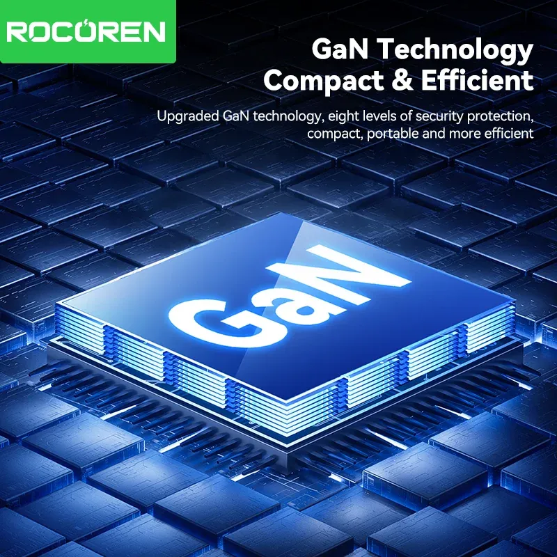 Rocoren 400W GaN Fast Charger Desktop Power Station, 10-Port USB-C PD & USB-A Charger for MacBook Pro, iPhone 16/17 Pro Max, Laptops, Tablets, Fast Charging Hub thumbnail 4