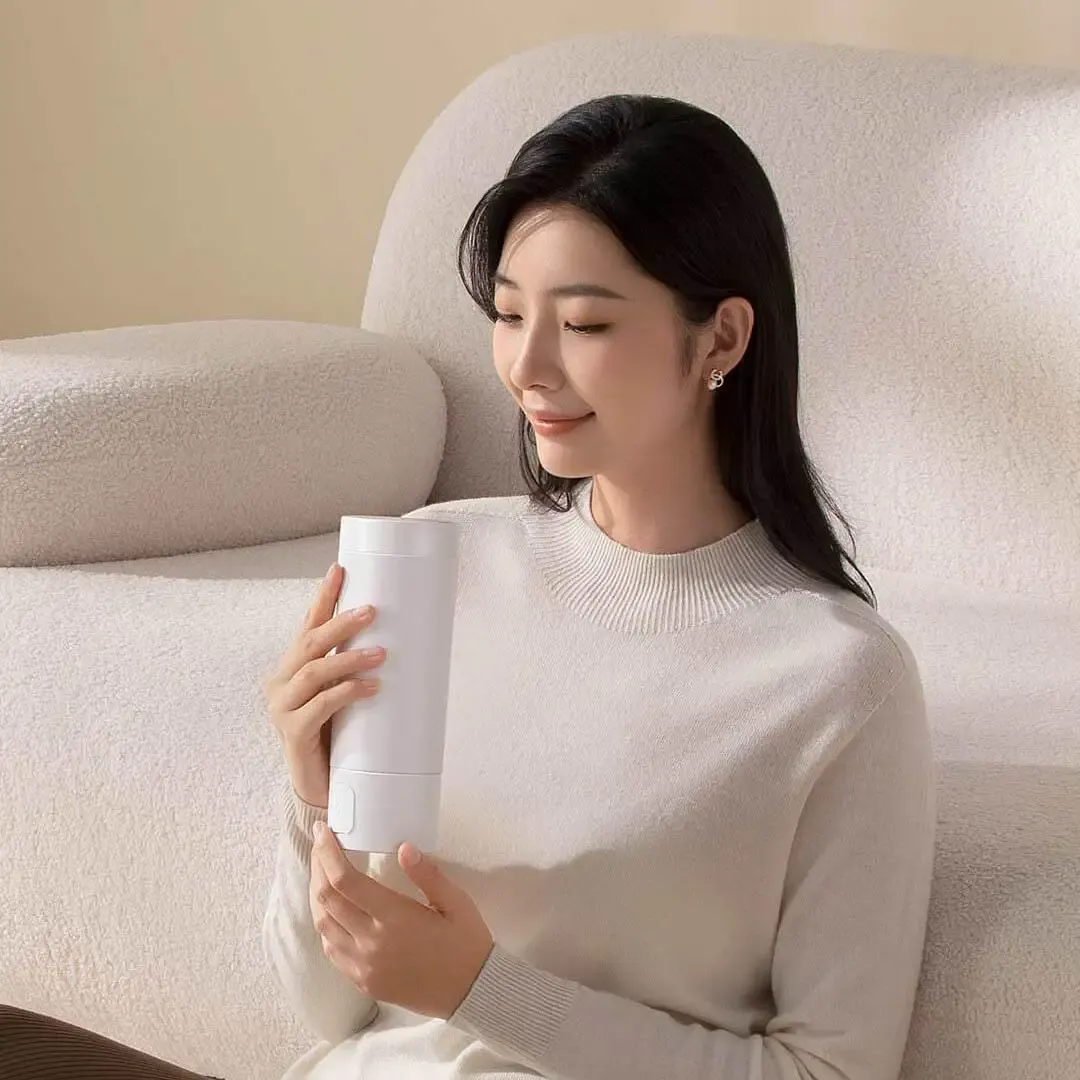 Xiaomi Mijia Portable Electric Kettle 2 - 350ml Smart Thermos Cup, Fast Water Boiler with 6 Temperature Settings, 300W, 12-Hour Keep Warm, 316L Stainless Steel, Travel Friendly, 110-220V Universal Voltage thumbnail 3
