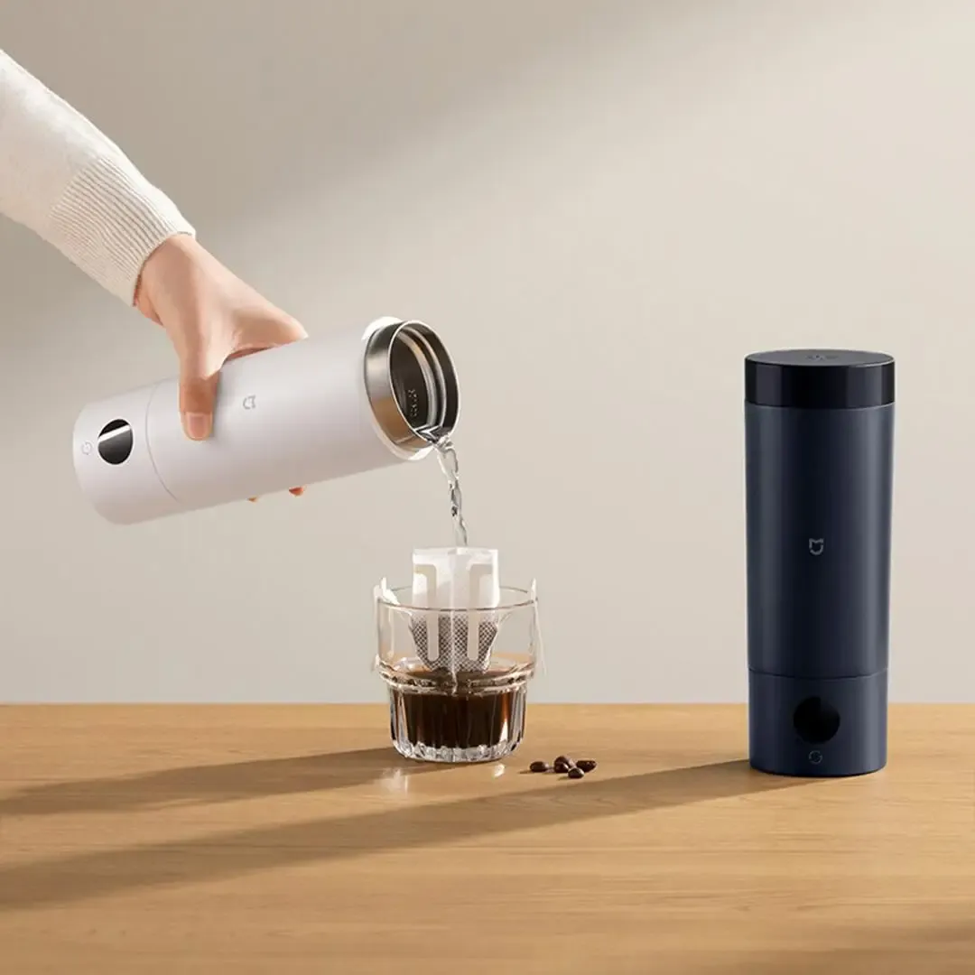 Xiaomi Mijia Portable Electric Kettle 2 - 350ml Smart Thermos Cup, Fast Water Boiler with 6 Temperature Settings, 300W, 12-Hour Keep Warm, 316L Stainless Steel, Travel Friendly, 110-220V Universal Voltage thumbnail 2