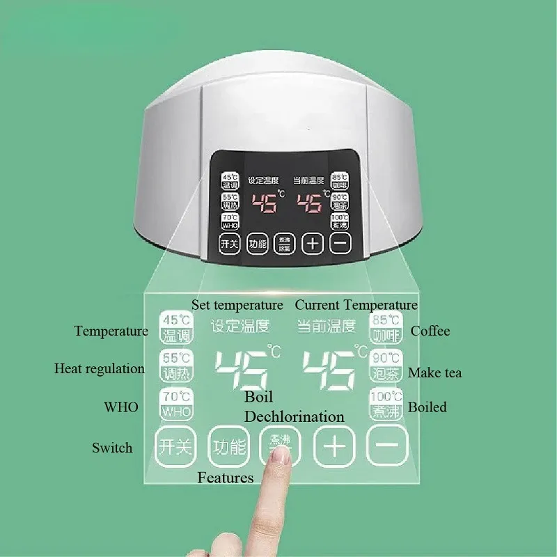 1.2L Smart Thermostatic Milk Kettle for Infants - Automatic Temperature Control, Keep Warm Function, Ideal for Milk Powder Formula Preparation thumbnail 5