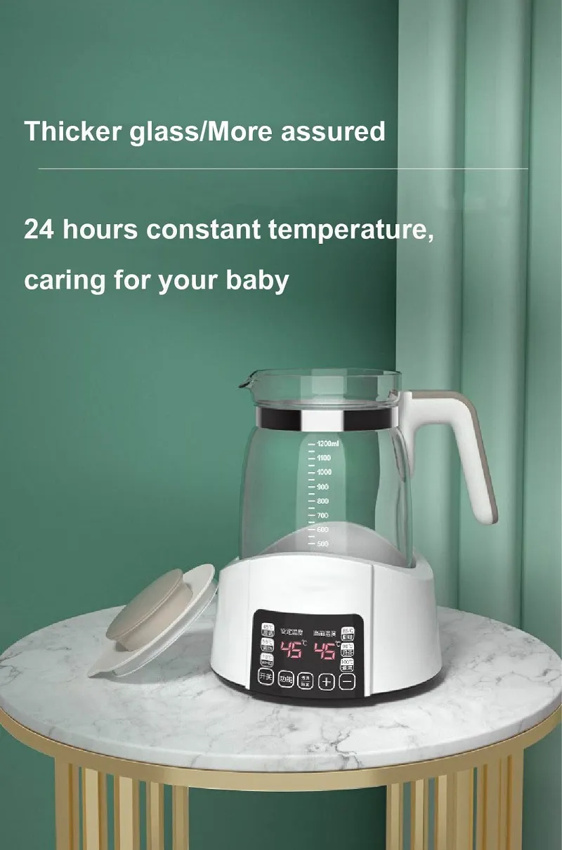 1.2L Smart Thermostatic Milk Kettle for Infants - Automatic Temperature Control, Keep Warm Function, Ideal for Milk Powder Formula Preparation showcase 1