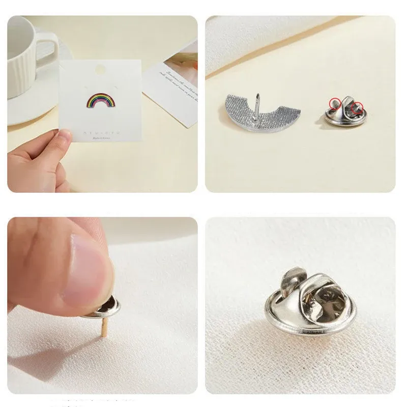 Cute Enamel Pins Set: Random Animal & Plant Metal Badges for Backpacks, Clothing, Hats, Bags - Fun Jewelry for Women & Kids showcase 10