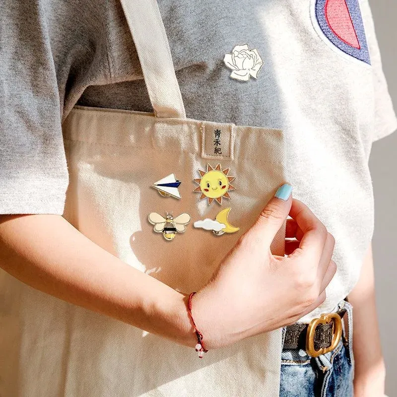Cute Enamel Pins Set: Random Animal & Plant Metal Badges for Backpacks, Clothing, Hats, Bags - Fun Jewelry for Women & Kids showcase 14