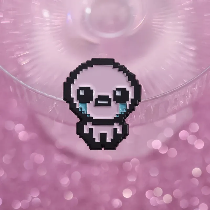 The Binding of Isaac Retro Pixel Art Enamel Pin Badge - Cute Custom Metal Game Jewelry for Backpacks, Lapels, Gifts for Kids & Friends showcase 7