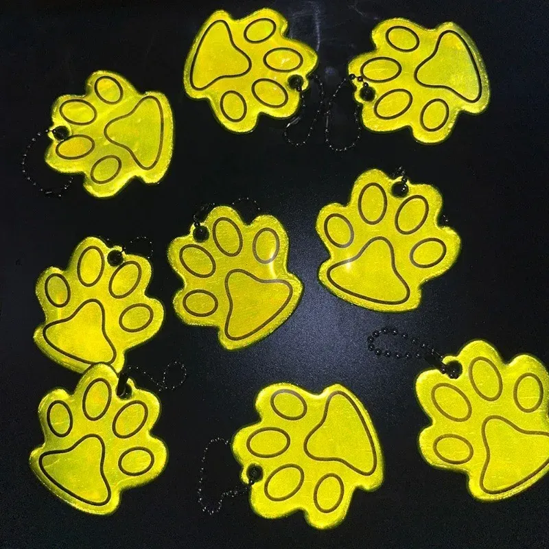Cute Cat Paw Reflective Keychain for Kids & Adults - Double-Sided Night Safety Pendant for Backpacks, Bags, and Outdoor Activities showcase 8