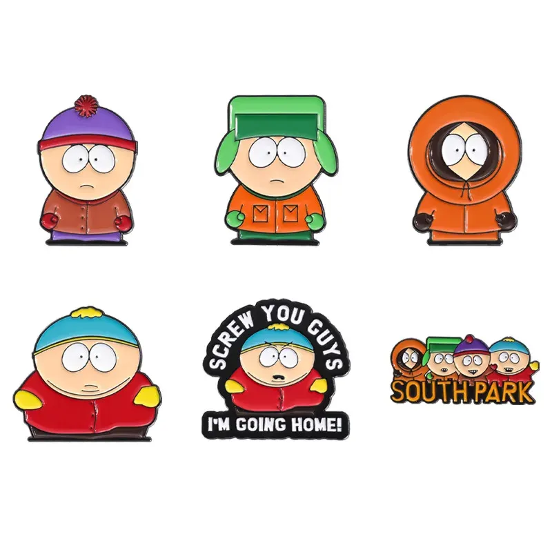 6PCS Cartoon Enamel Pins Set - Cute Metal Character Badges for Backpacks, Hats, Jewelry Gifts for Kids & Friends showcase 10