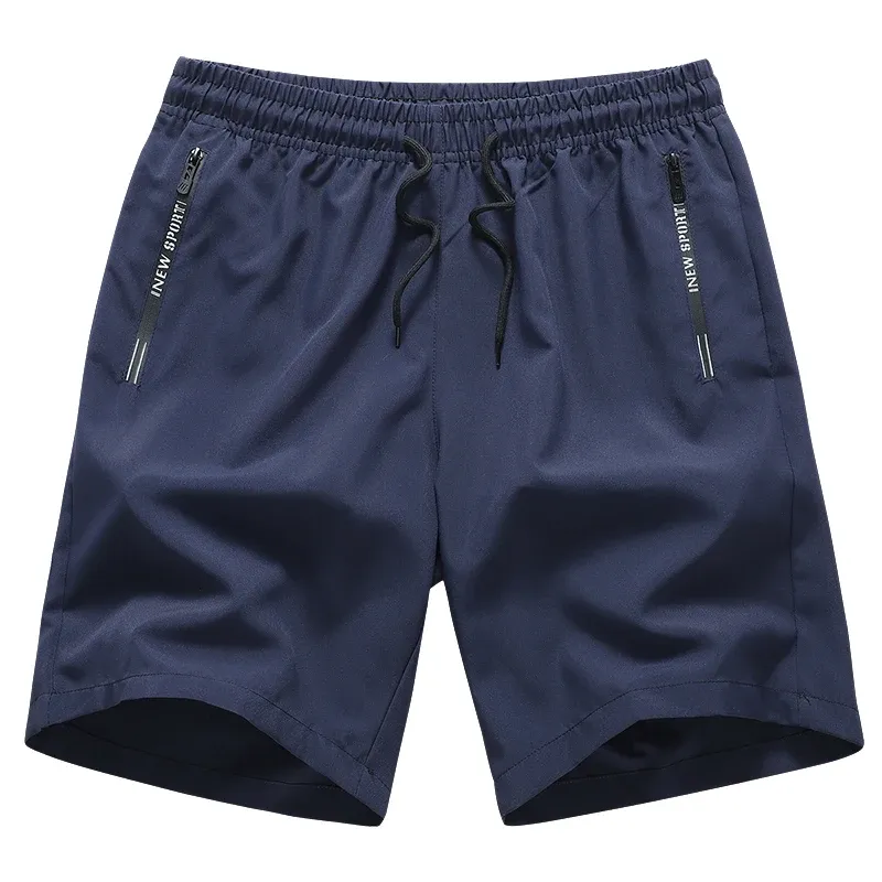 Men's Quick-Dry Running Shorts - Breathable Fitness Workout Gym Jogging Sports Pants with Zipper Pockets & Drawstring showcase 4