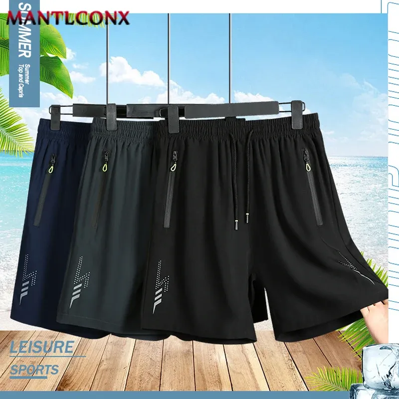 Men's Quick-Dry Running Shorts - Breathable Fitness Workout Gym Jogging Sports Pants with Zipper Pockets & Drawstring showcase 12