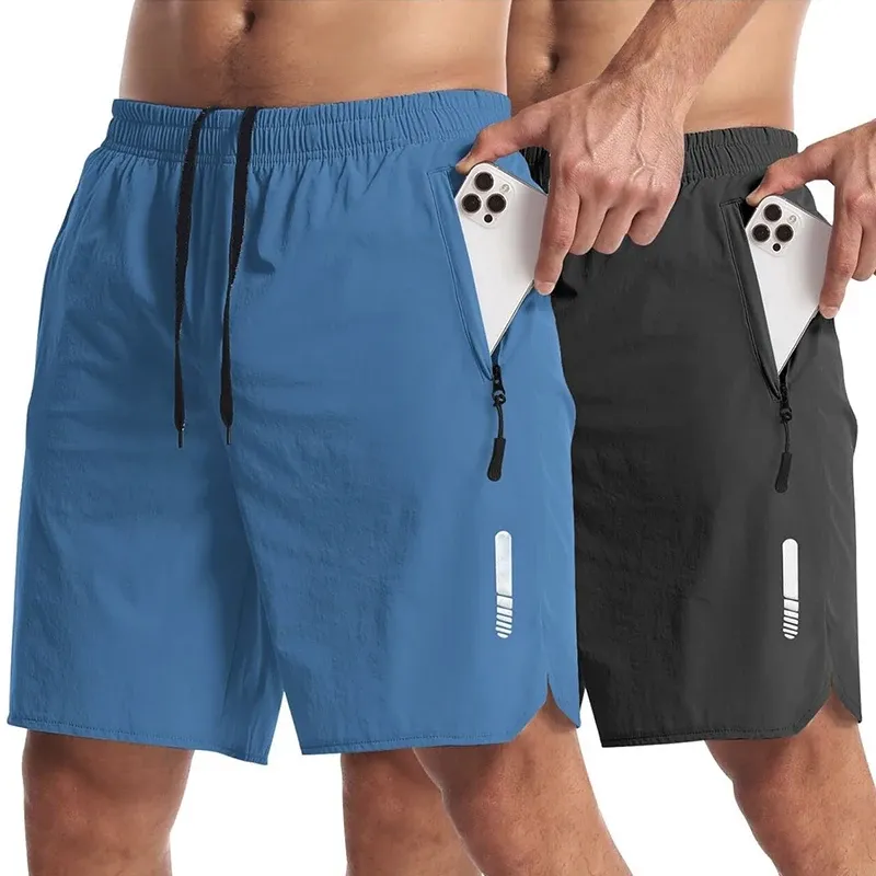 Men's Summer Sport Shorts for Running, Gym, and Beach - Lightweight, Breathable Fitness Tracksuit Jogging Training Pants thumbnail 1