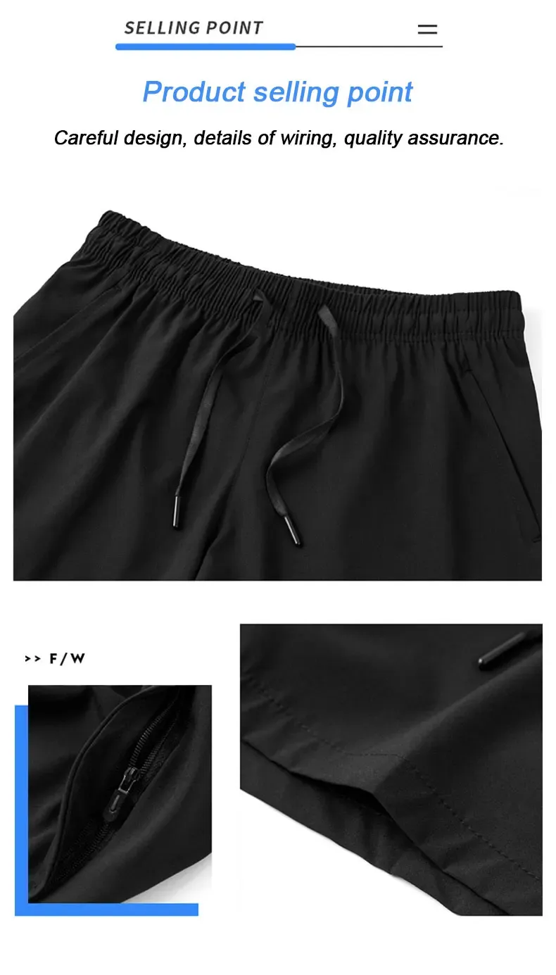 Men's Quick Dry Running Shorts - Lightweight Breathable Gym Sportswear for Jogging & Outdoor Fitness, Summer Athletic Pants showcase 7