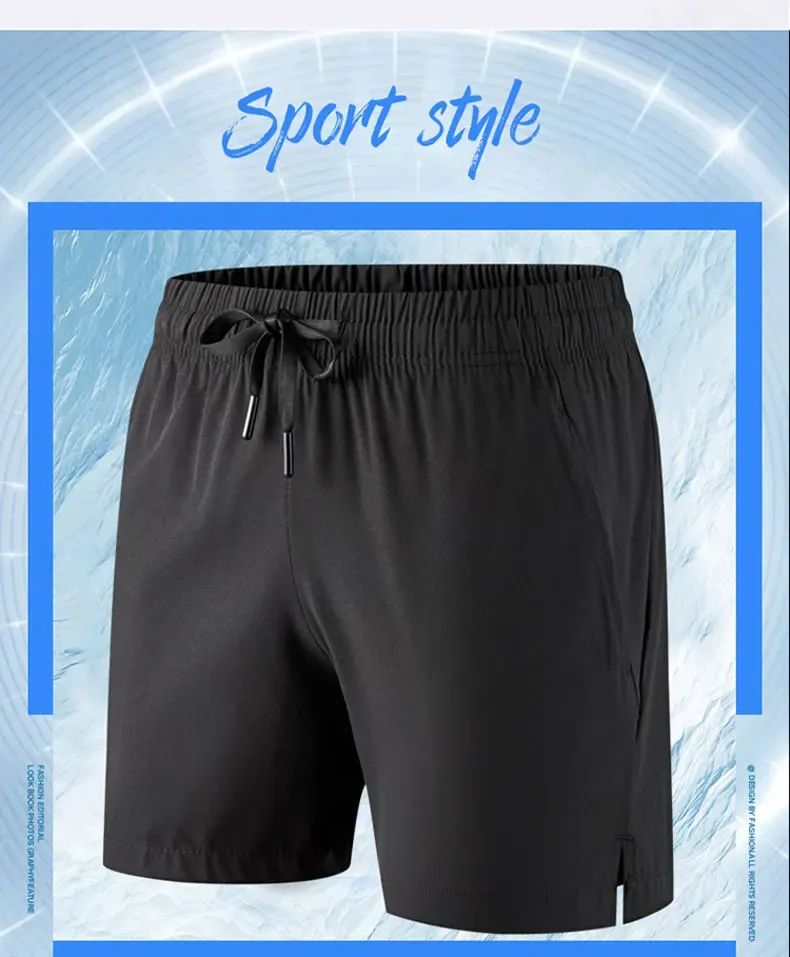Men's Quick Dry Running Shorts - Lightweight Breathable Gym Sportswear for Jogging & Outdoor Fitness, Summer Athletic Pants showcase 3