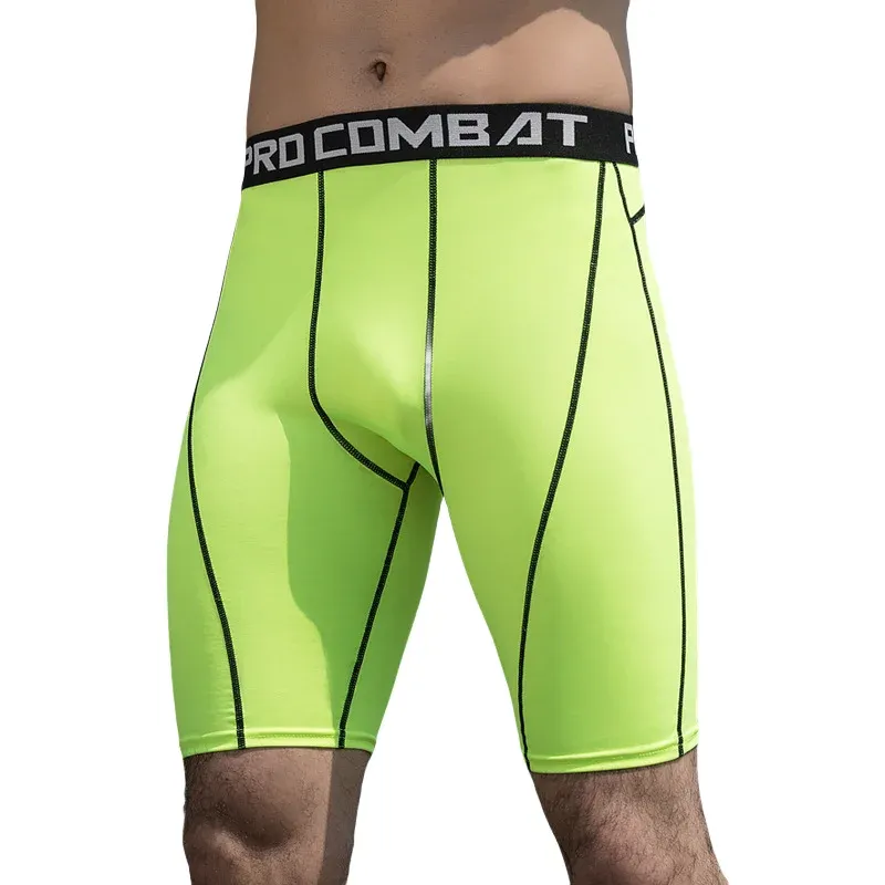 Men's Compression Fitness Shorts for Bodybuilding & Gym Workouts - Elastic Skinny Leggings for Training, Running, Basketball, Yoga - Comfortable Sportswear showcase 14