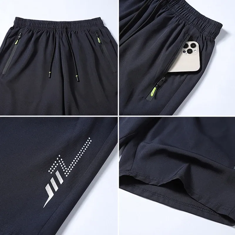 Men's Quick-Dry Sports Shorts - Breathable Summer Gym Fitness Running Joggers with Elastic Waist for Active Lifestyles thumbnail 6