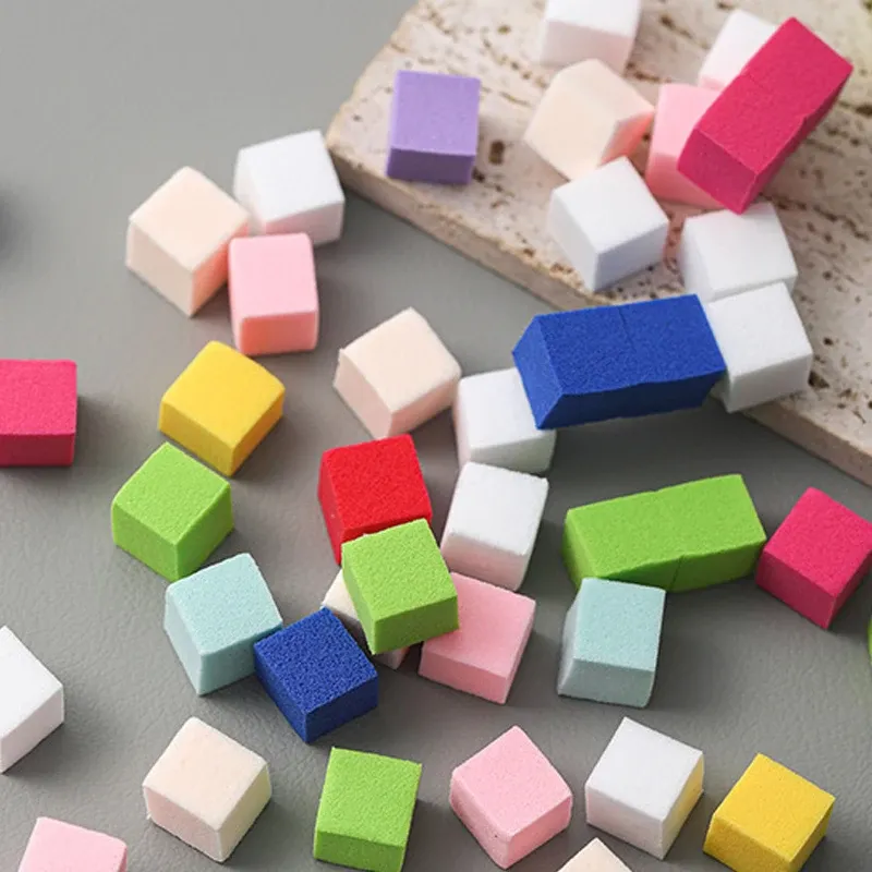 100/50Pcs Square Nail Art Sponge Set for Gradient Gel Polish DIY Design - Professional Manicure Tools for Home & Salon Use thumbnail 3