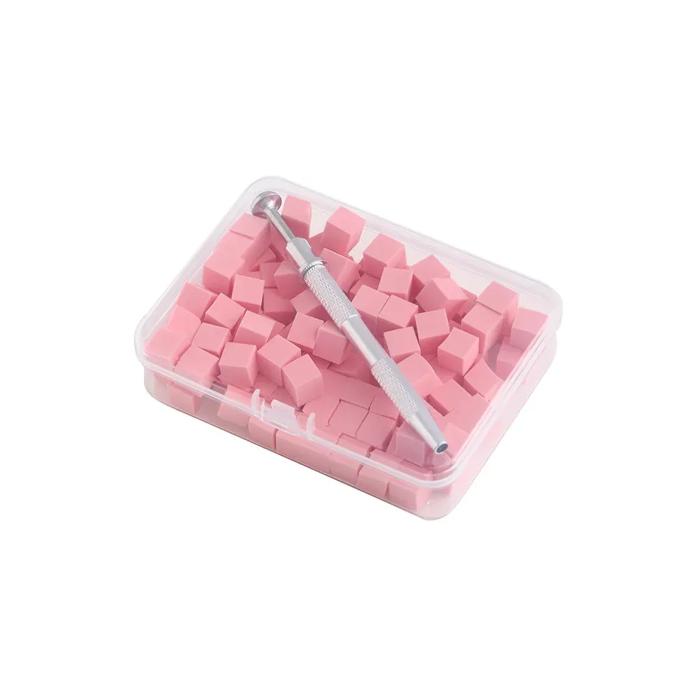 100/50Pcs Square Nail Art Sponge Set for Gradient Gel Polish DIY Design - Professional Manicure Tools for Home & Salon Use thumbnail 6