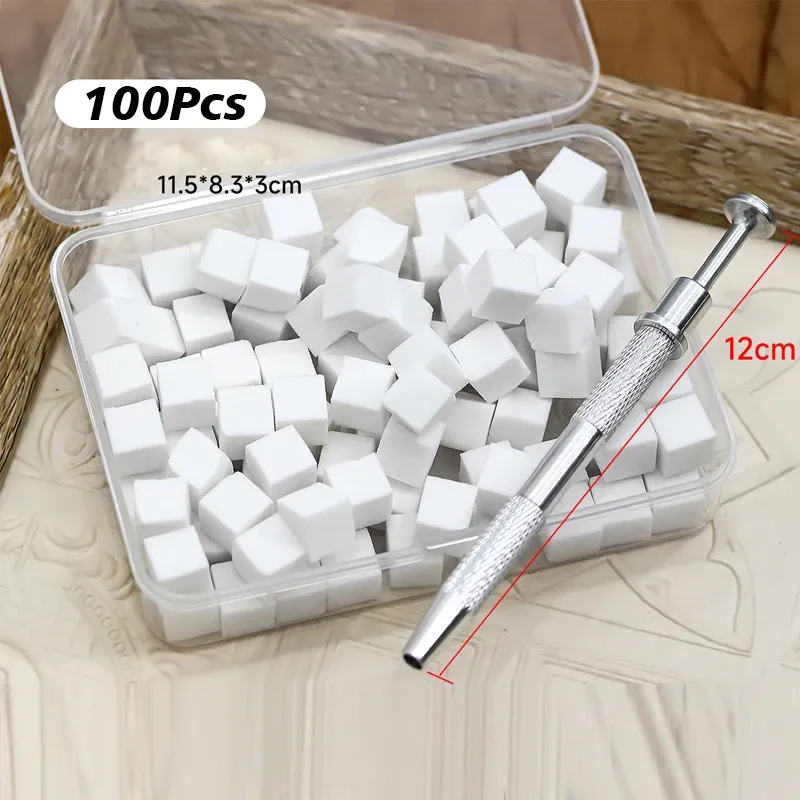 100/50Pcs Square Nail Art Sponge Set for Gradient Gel Polish DIY Design - Professional Manicure Tools for Home & Salon Use showcase 8