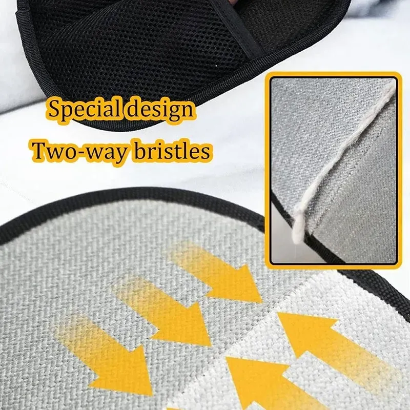 Pet Grooming Gloves for Cats & Dogs - Electrostatic Hair Removal Brush Mitt, Adhesive Comb for Shedding, Washing, and General Grooming - Essential Pet Supplies for Cleanliness showcase 5