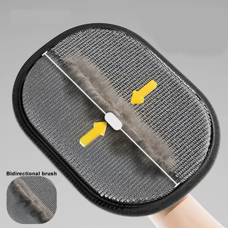 Reusable Electrostatic Pet Hair Removal Mitts - Cat & Dog Grooming Gloves for Furniture, Clothing & Car - Efficient Hair Collection Brush showcase 12