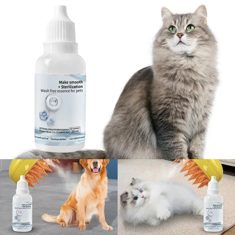 3-in-1 Pet Steamy Brush for Dogs & Cats: Electric Sprayer, Massage Comb, De-shedding Tool for Healthy Coats & Gentle Grooming showcase 10