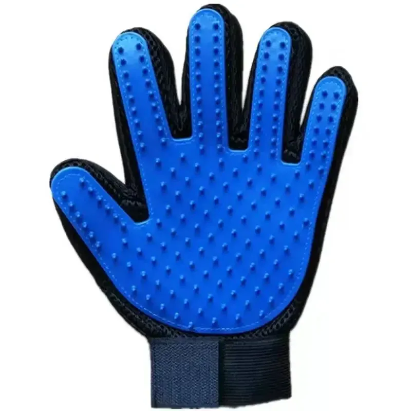 Pet Grooming Glove for Cats & Dogs - 5 Finger Bathing Brush, Hair Removal Tool, Massage Mitt for Gentle Cleaning & Shedding Control showcase 7