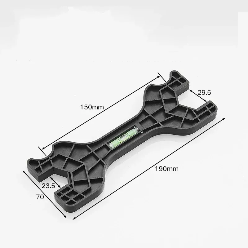 Multifunctional Dual Headed Wrench with Level - Durable Engineering Material Plumbing Tool for Faucet, Pipe, Bathroom Repairs - Essential Household Hand Tool showcase 4