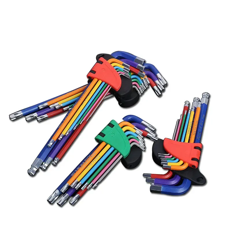 9-Piece Long Arm Hex Key Set Allen Wrench Kit for Allen Screws, 1.5mm-10mm Hexagon Spanner for Bicycle Repair and General Maintenance thumbnail 2