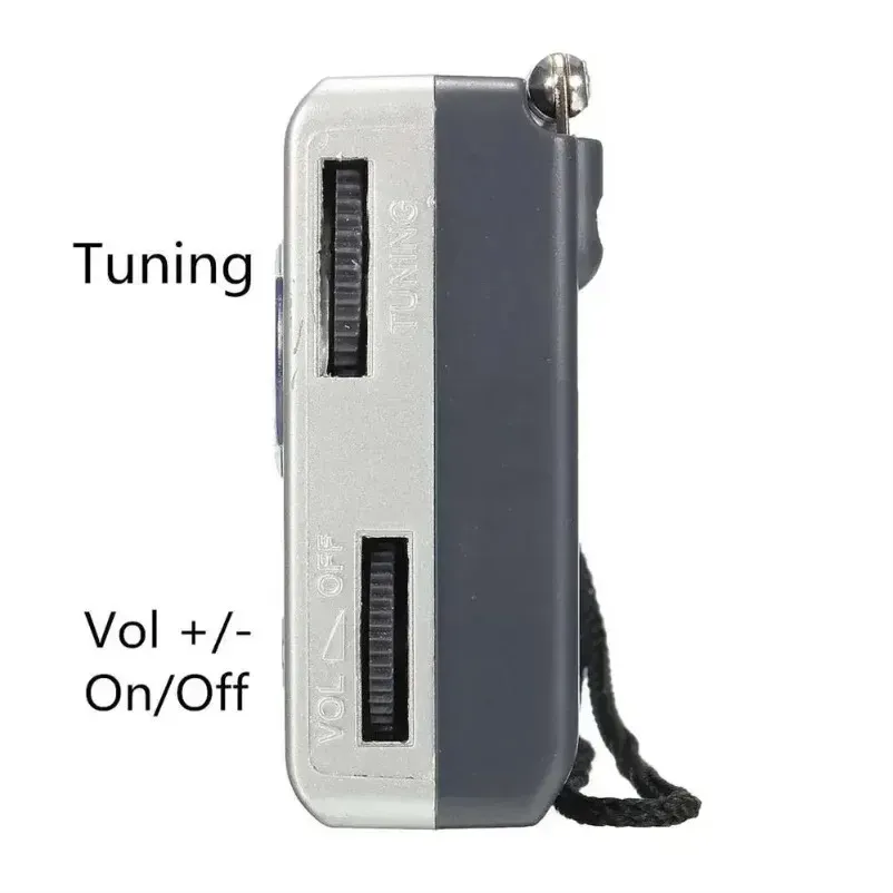 Mini Portable FM AM Radio Battery Operated BC-R119 with High-Quality Speaker and Headphone Jack for Emergencies, Home, Walking, Running showcase 9