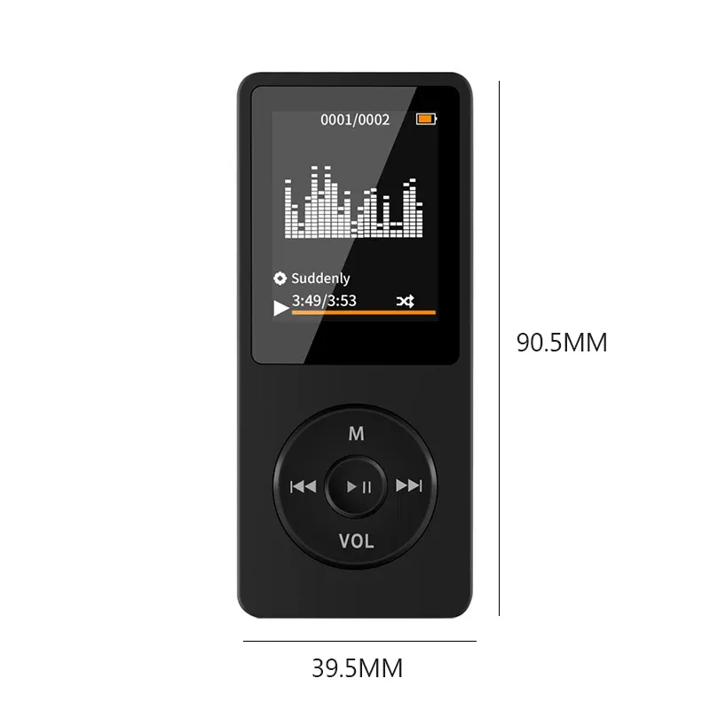 Portable MP3 Player with LCD Display, Bluetooth, FM Radio & E-books - Lossless HiFi Music Player for Travel & Fitness showcase 8
