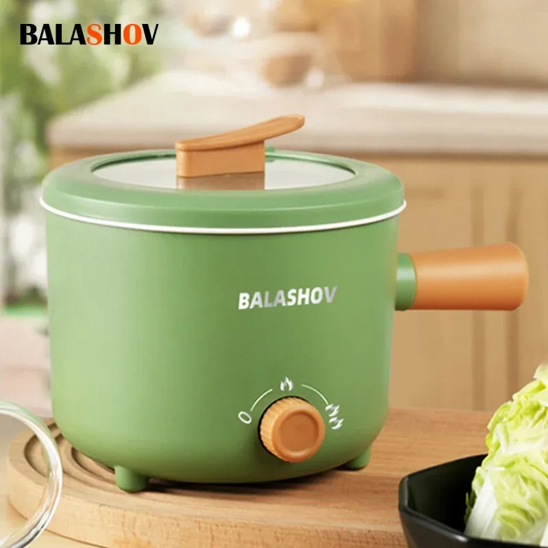 Multi-Functional Electric Cooker Pot 220V/110V Household Non-stick Pan for Hot Pot, Rice Cooking & More - Versatile Kitchen Appliance