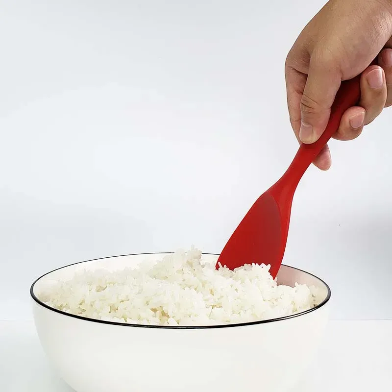 Silicone Rice Spoon Ladle with Hanging Hole - Non-stick, Heat-Resistant Cooking Scoop for Pots & Rice Cookers - Kitchen Utensil for Easy Serving showcase 6
