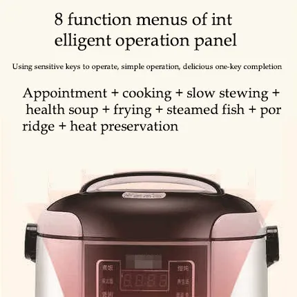 Portable 2L Electric Rice Cooker for Cars & Trucks - Multi-Cooker for Soup, Porridge, Food Steamer, Lunch Box (12V/24V) showcase 11