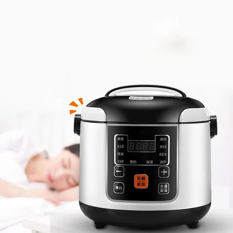 Portable 2L Electric Rice Cooker for Cars & Trucks - Multi-Cooker for Soup, Porridge, Food Steamer, Lunch Box (12V/24V) thumbnail 5