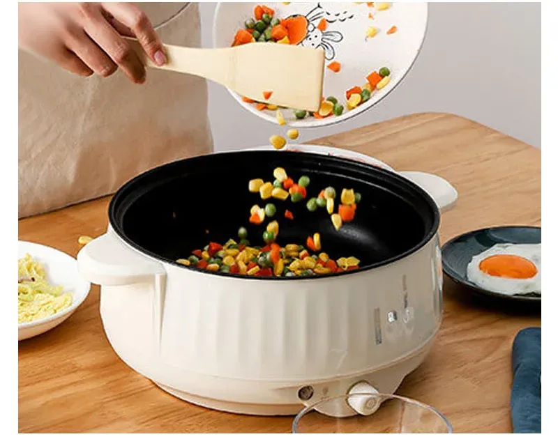 Electric Multi-Cooker 1.7L-3.2L: Non-Stick Pot for Rice, Soup, Frying - Versatile Kitchen Appliance with Dual Power Settings for Dorms & Homes showcase 20