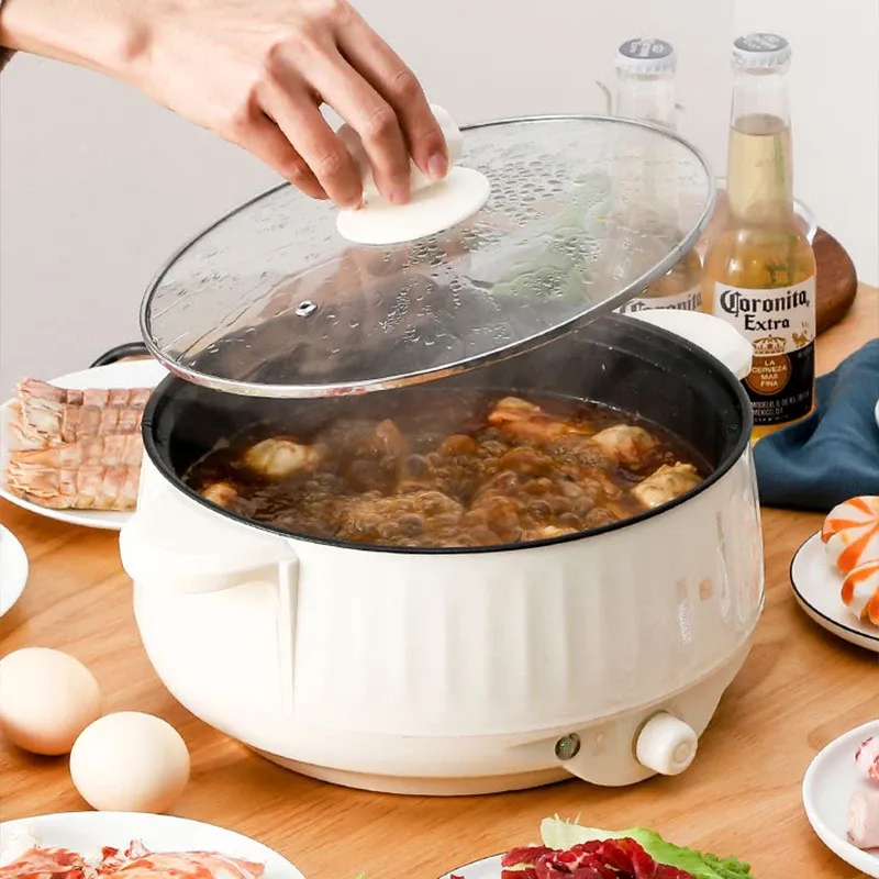 Electric Multi-Cooker 1.7L-3.2L: Non-Stick Pot for Rice, Soup, Frying - Versatile Kitchen Appliance with Dual Power Settings for Dorms & Homes showcase 8