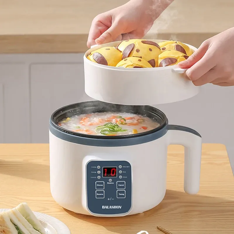 1.7L Electric Rice Cooker Multi Cooker with Non-Stick Ceramic Crystal Lining - Smart Mechanical Options for Home Kitchen Use in Ghana thumbnail 2