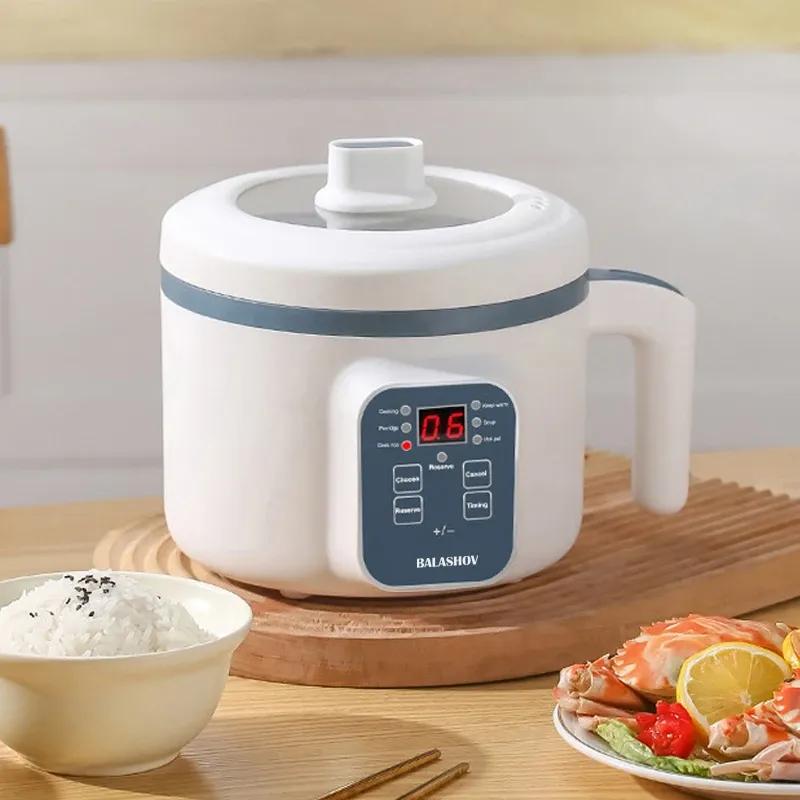 1.7L Electric Rice Cooker Multi Cooker with Non-Stick Ceramic Crystal Lining - Smart Mechanical Options for Home Kitchen Use in Ghana thumbnail 5