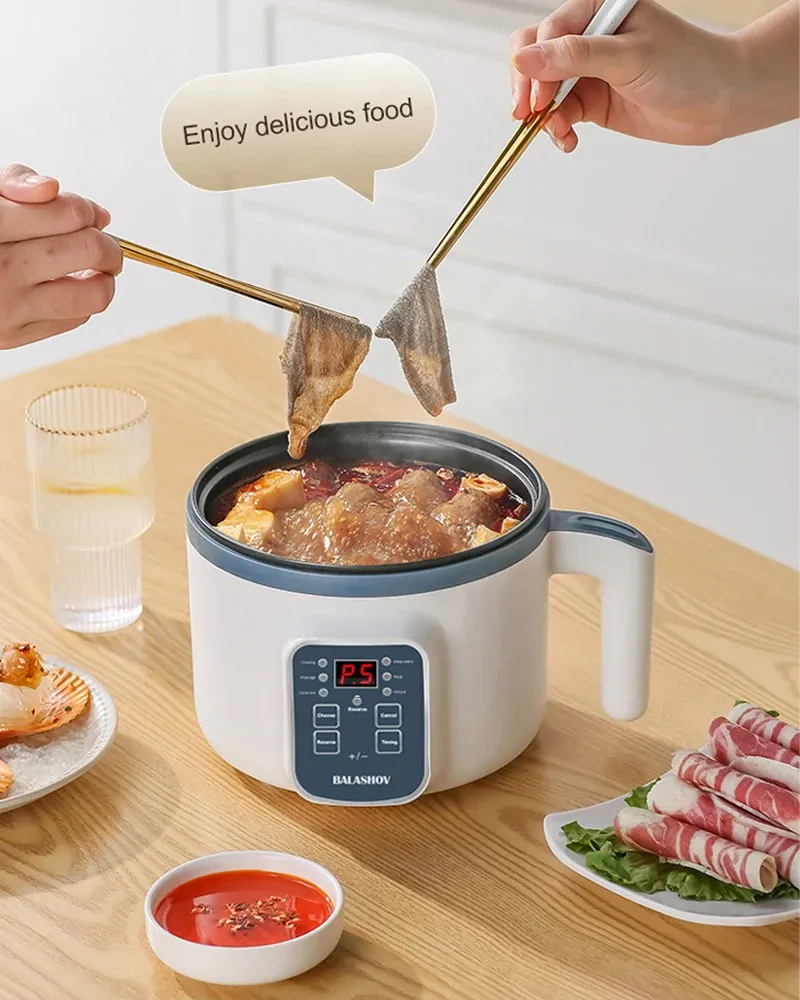 1.7L Electric Rice Cooker Multi Cooker with Non-Stick Ceramic Crystal Lining - Smart Mechanical Options for Home Kitchen Use in Ghana showcase 8