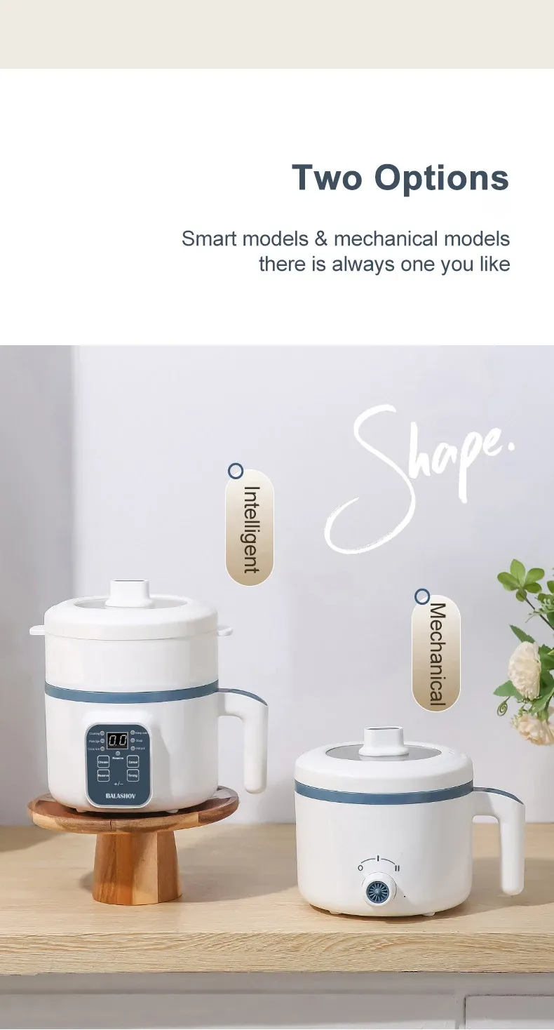 1.7L Electric Rice Cooker Multi Cooker with Non-Stick Ceramic Crystal Lining - Smart Mechanical Options for Home Kitchen Use in Ghana showcase 14