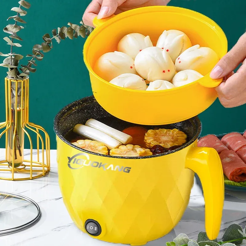 1.8L Multifunctional Electric Rice Cooker Mini Non-stick Cookware Multicooker with Steaming, Frying, Boiling Functions for Home Kitchen Appliances, Ideal for 1-2 People thumbnail 2