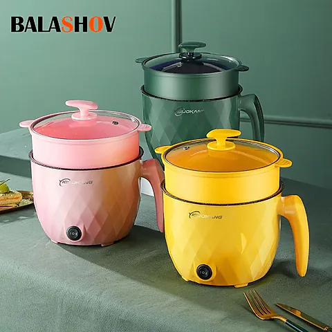 1.8L Multifunctional Electric Rice Cooker Mini Non-stick Cookware Multicooker with Steaming, Frying, Boiling Functions for Home Kitchen Appliances, Ideal for 1-2 People