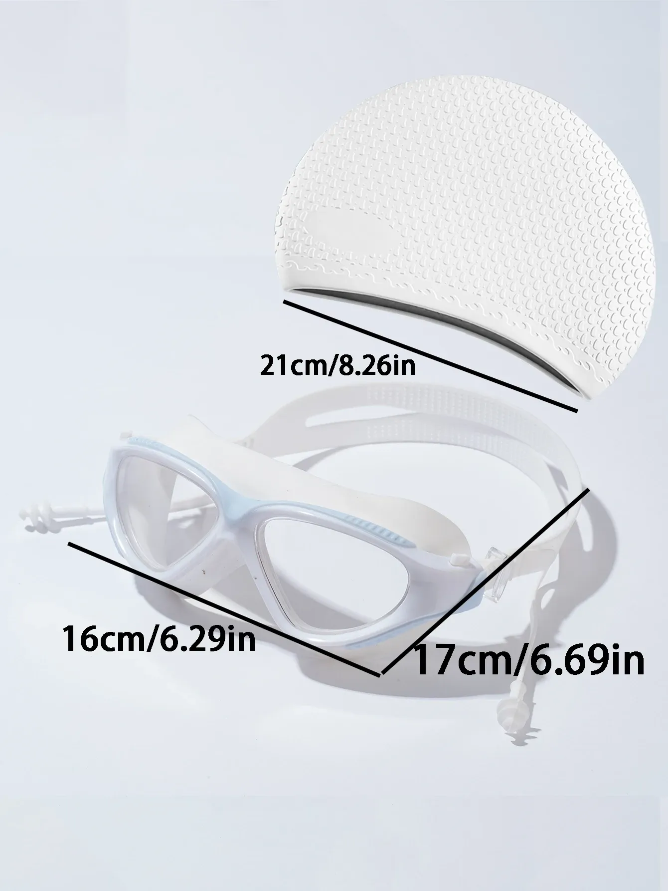 Seasprint Professional Adult Anti-fog Swimming Goggles for Men & Women, UV Protection, Waterproof Adjustable Silicone Swim Glasses thumbnail 6