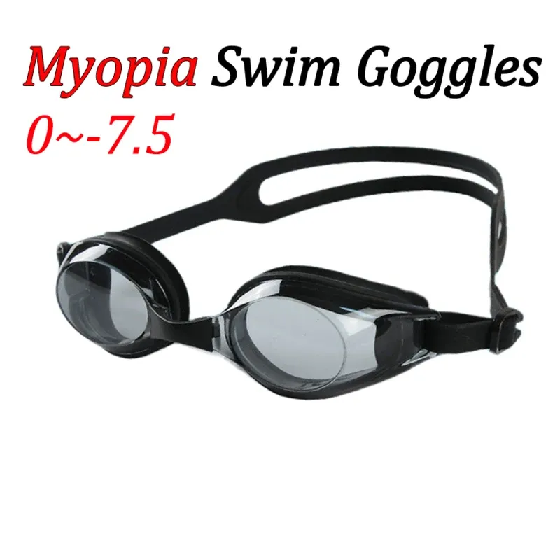 Myopia Swim Goggles for Men, Women & Children - Anti-Fog, UV Protect Optical Eyewear for Pool & Water Sports