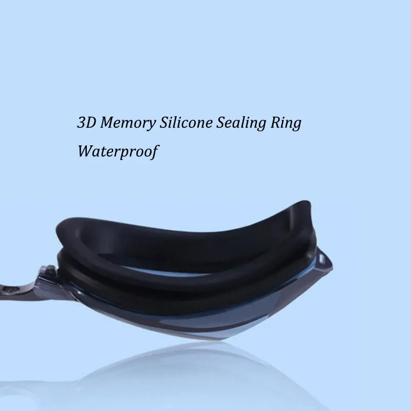 Myopia Swim Goggles for Men, Women & Children - Anti-Fog, UV Protect Optical Eyewear for Pool & Water Sports thumbnail 2