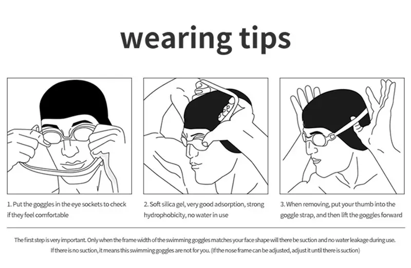 Adult Anti-Fog Swimming Goggles with Earplugs - Waterproof UV Protection Swim Glasses for Men & Women, Comfortable Fit for Pool Diving & Training showcase 10