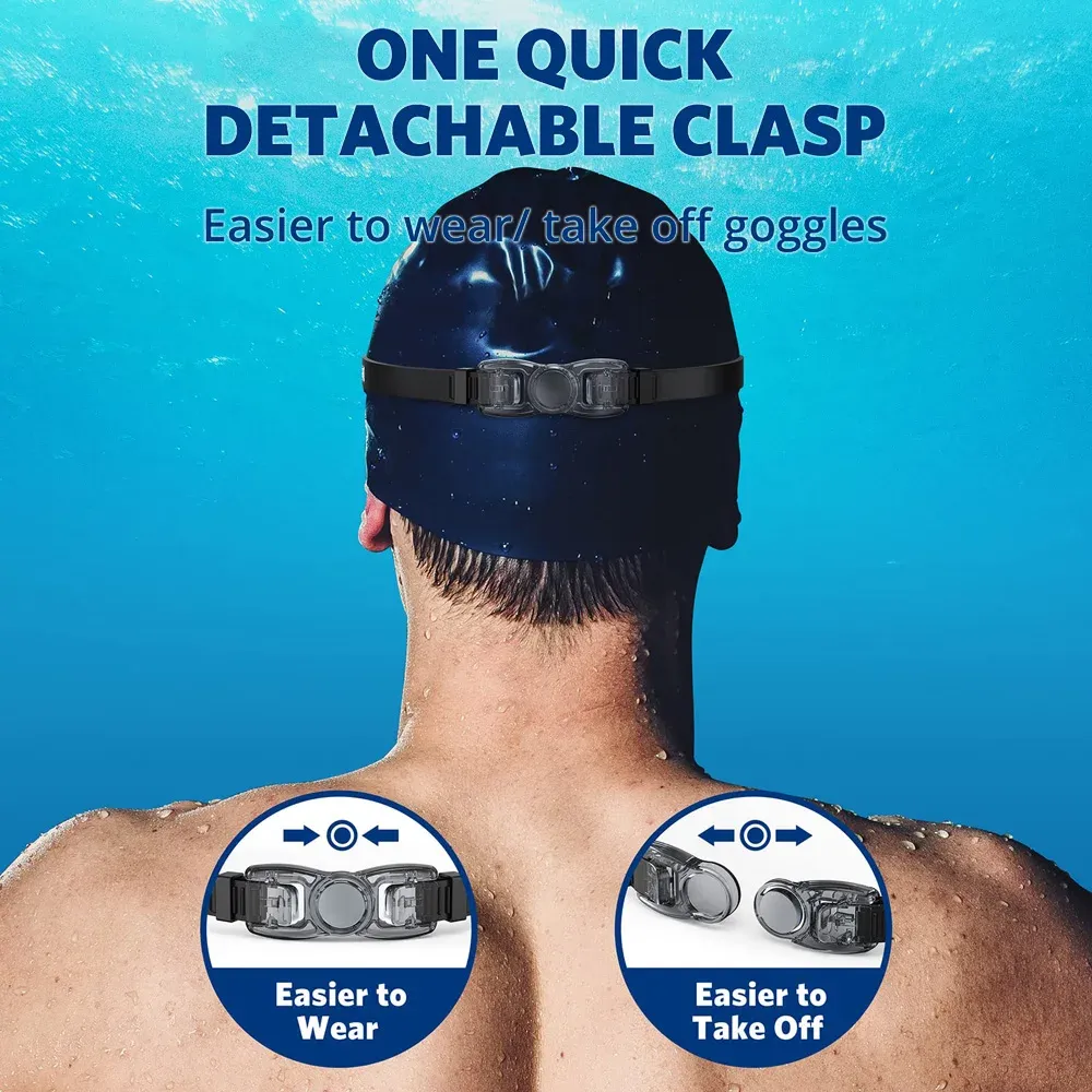 Professional Waterproof Swimming Goggles for Adults & Youth - 100% UV Protection, Anti-Fog, No Leaking, Enhanced Visibility Swim Eyewear showcase 7