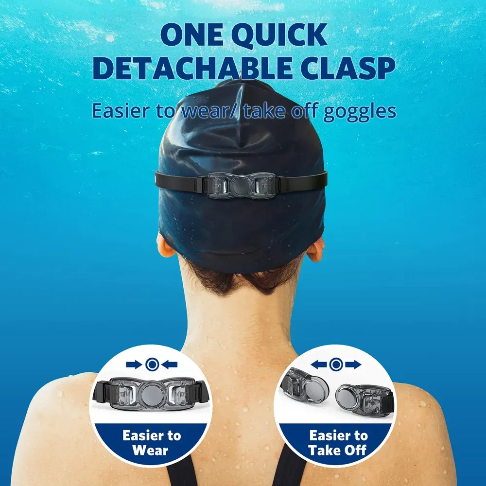 Professional Waterproof Swimming Goggles for Adults & Youth - Anti-Fog, 100% UV Protection, No Leaks, Enhanced Visibility for Men & Women - Image 6