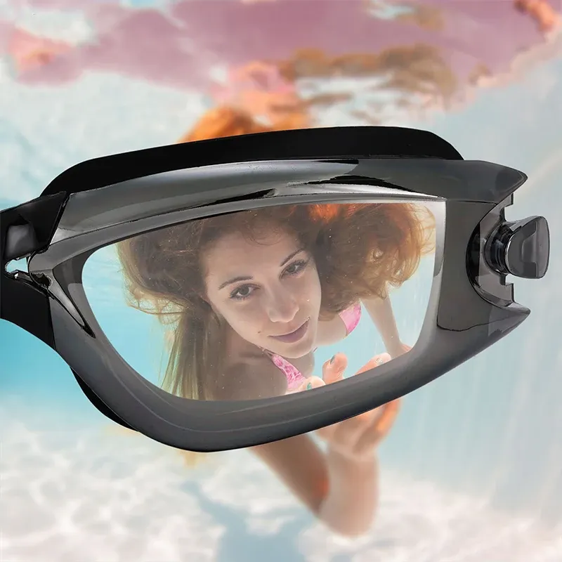 HD Anti-Fog Silicone Swimming Goggles for Adults - Electroplated Lenses, Waterproof, Comfortable Fit, Universal Design for Clear Vision showcase 3